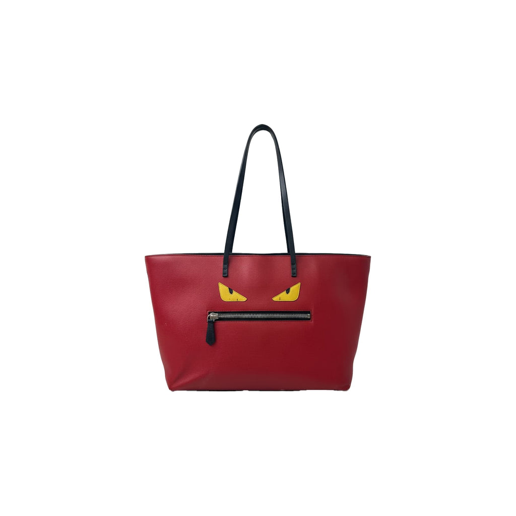 Fendi Monster Leather Tote Bag 36×14×28cm