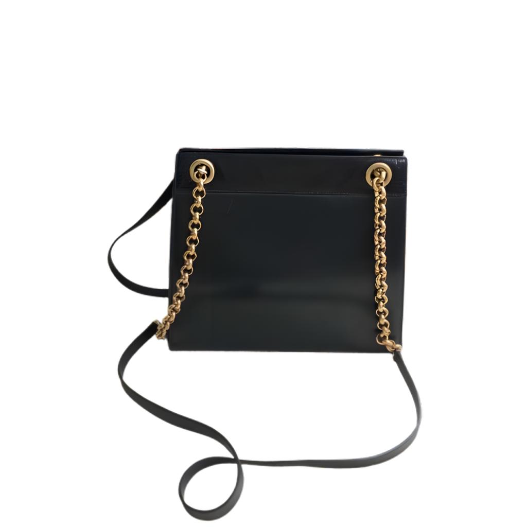 Luckybags Ferragamo Black Shoulder Bag – 27×23×10cm
