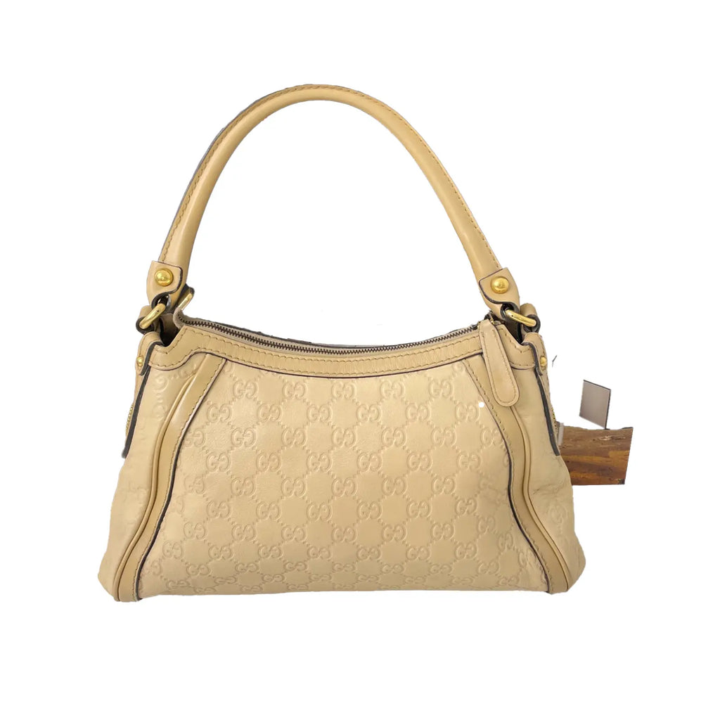 Gucci Leather Shoulder Bag 30×20cm – 95% New