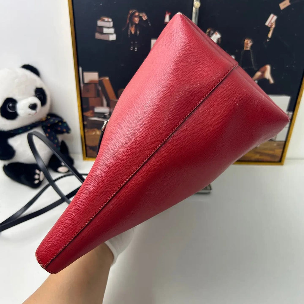 Fendi Monster Leather Tote Bag 36×14×28cm