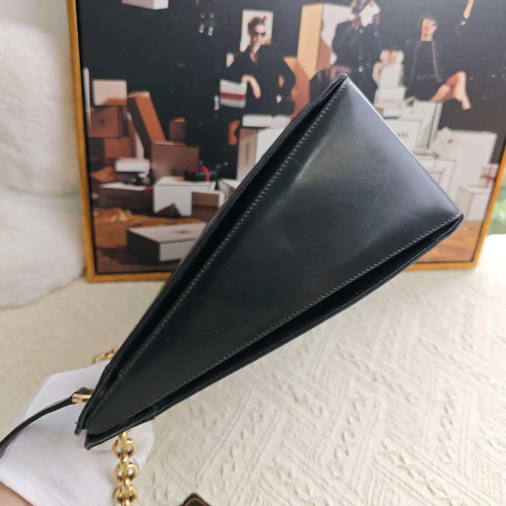 Luckybags Ferragamo Black Shoulder Bag – 27×23×10cm