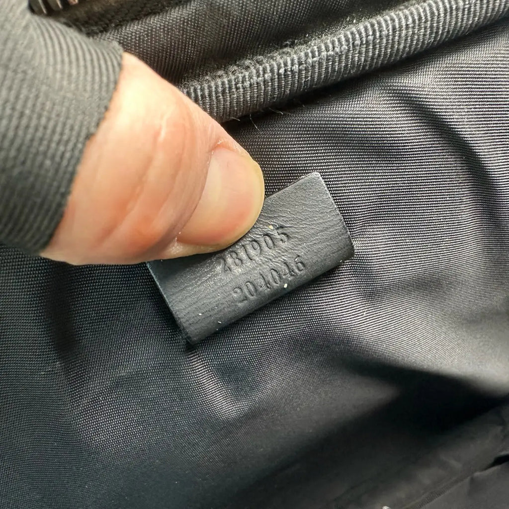 Luckybags Gucci Black Briefcase – 93% New Classic, 34×27cm