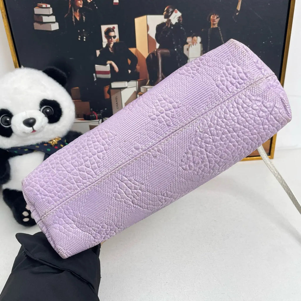 Luckybags Burberry Gradient Purple Crossbody Bag – 28×24×10cm