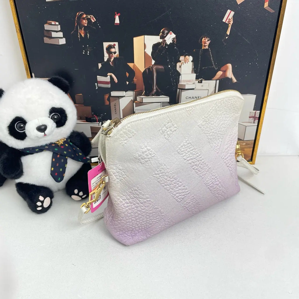 Luckybags Burberry Gradient Purple Crossbody Bag – 28×24×10cm