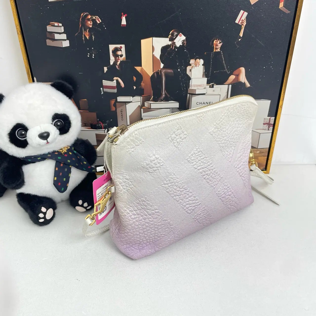 Luckybags Burberry Gradient Purple Crossbody Bag – 28×24×10cm