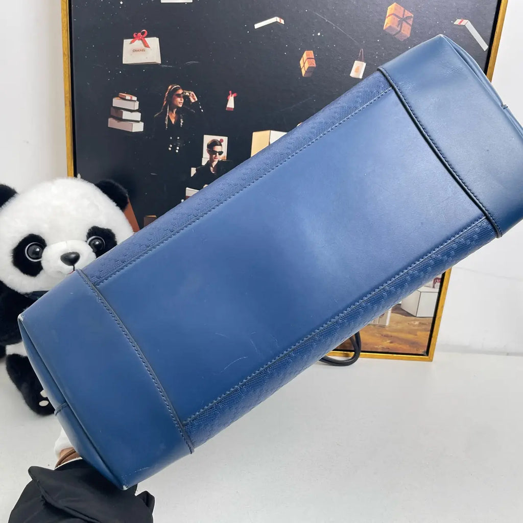 Luckybags Gucci Blue Tote Bag – 38×26×12cm