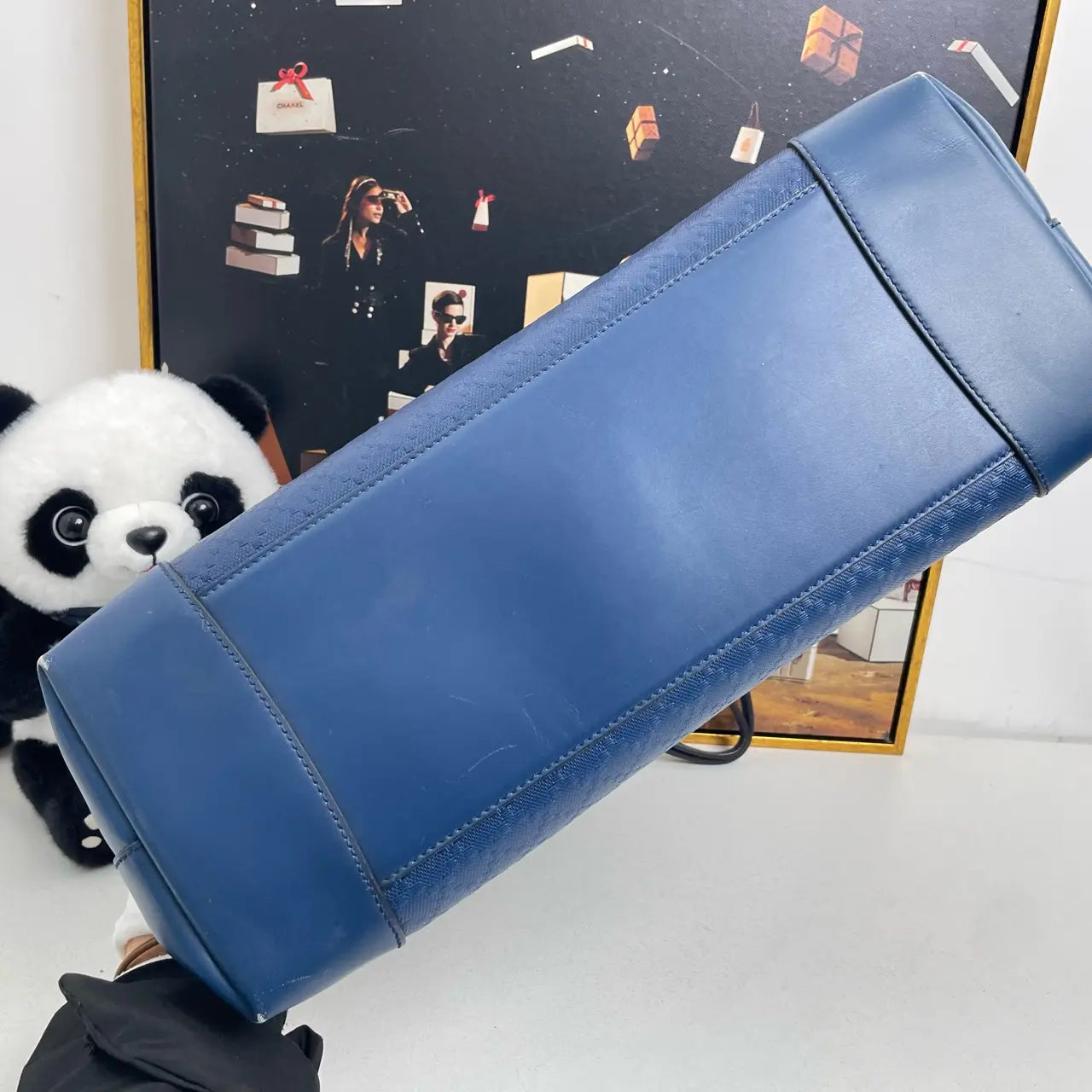 Luckybags Gucci Blue Tote Bag – 38×26×12cm