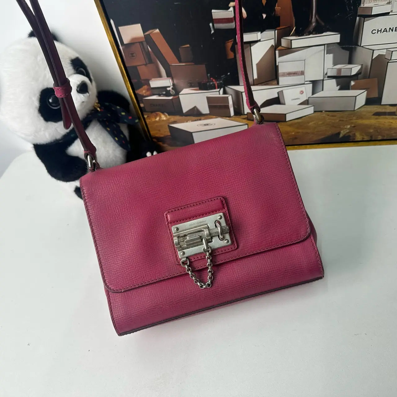 Luckybags D&G Pink Shoulder Bag – 22×17.5cm