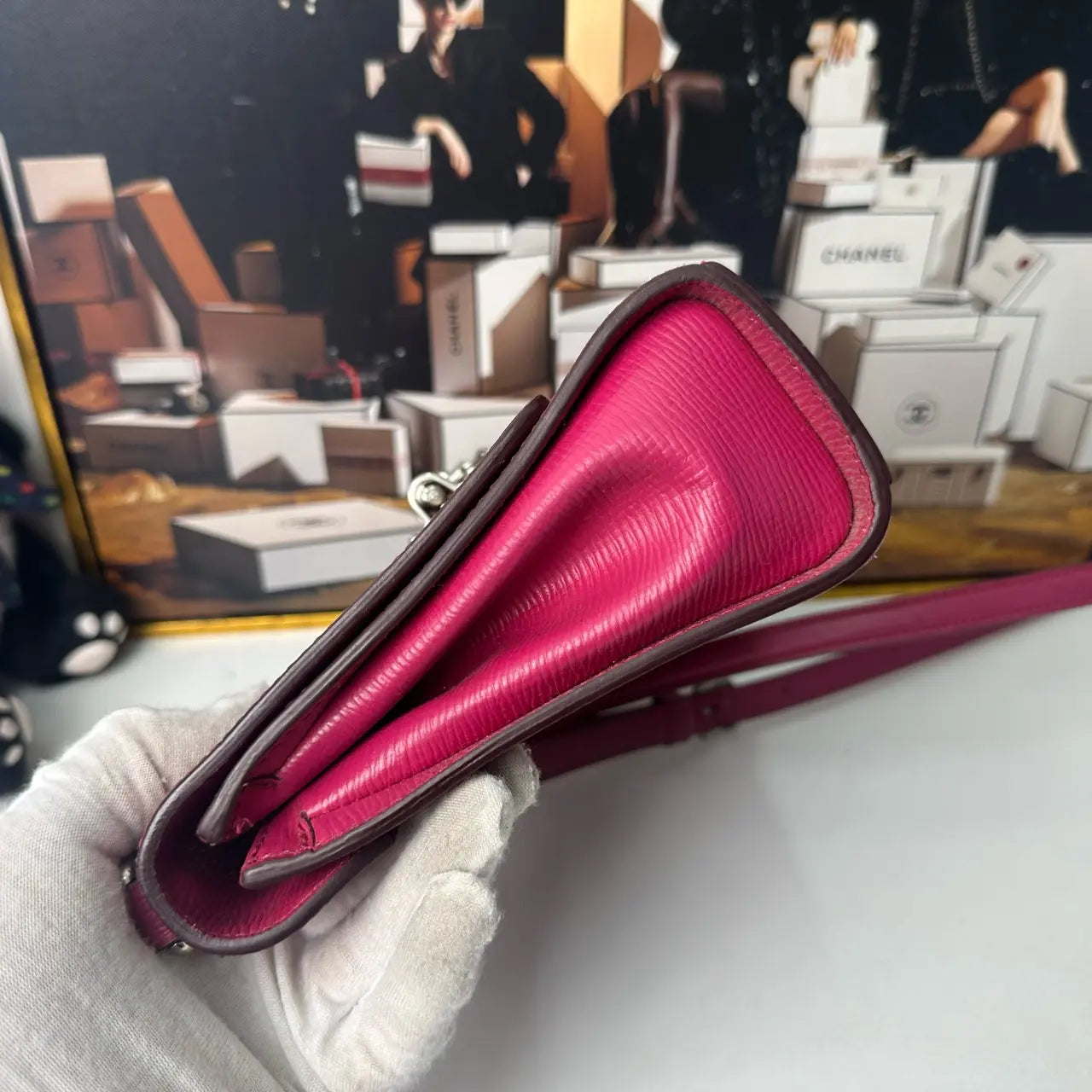 Luckybags D&G Pink Shoulder Bag – 22×17.5cm