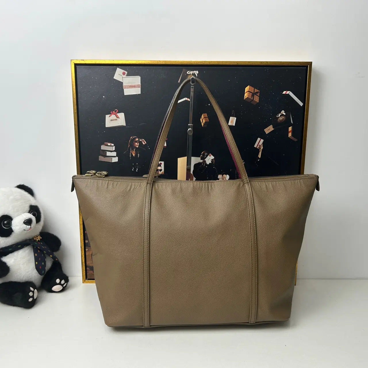 Luckybags D&G Colorblock Tote Shoulder Bag – 34×29×16cm