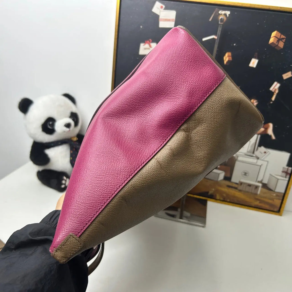 Luckybags D&G Colorblock Tote Shoulder Bag – 34×29×16cm