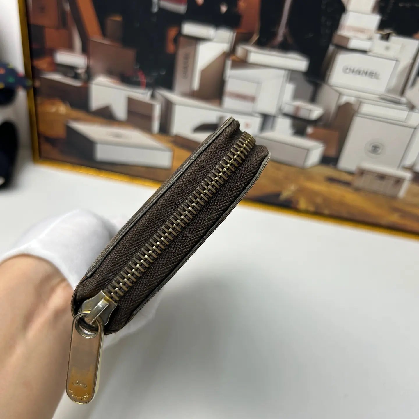 Luckybags Louis Vuitton Damier Long Wallet – 19.5×10×2cm