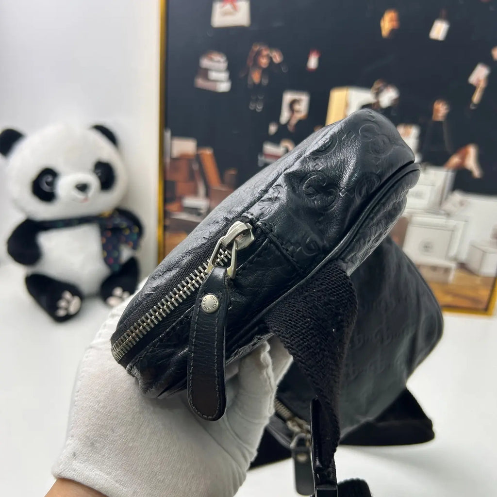 Gucci Leather Belt Bag 25×16cm – 95% New