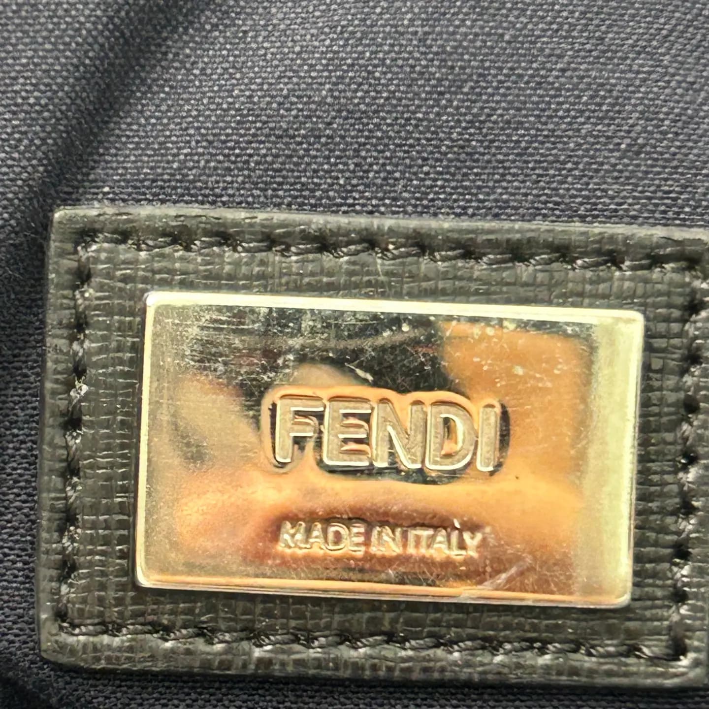 Fendi Monster Leather Tote Bag 36×14×28cm