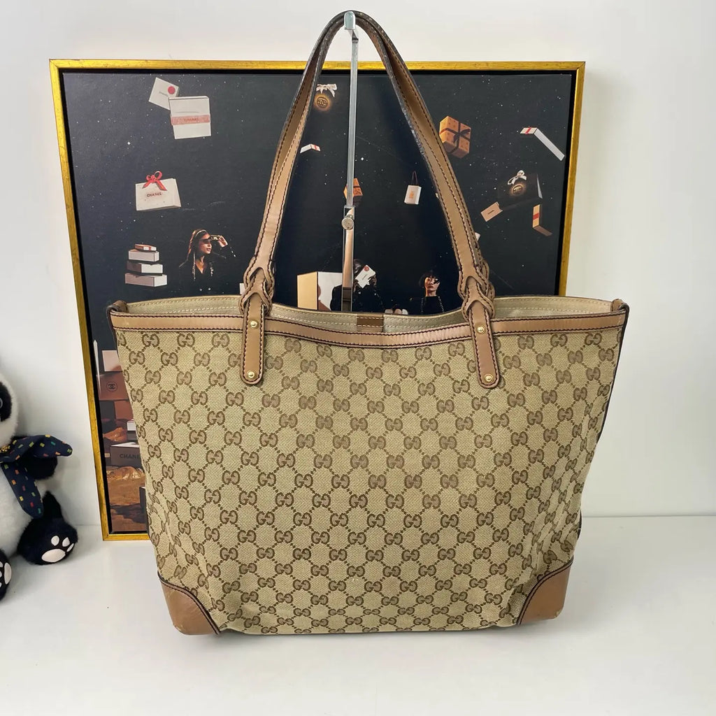 Gucci Tote Bag with Inner Pouch 34×29cm – 85% New