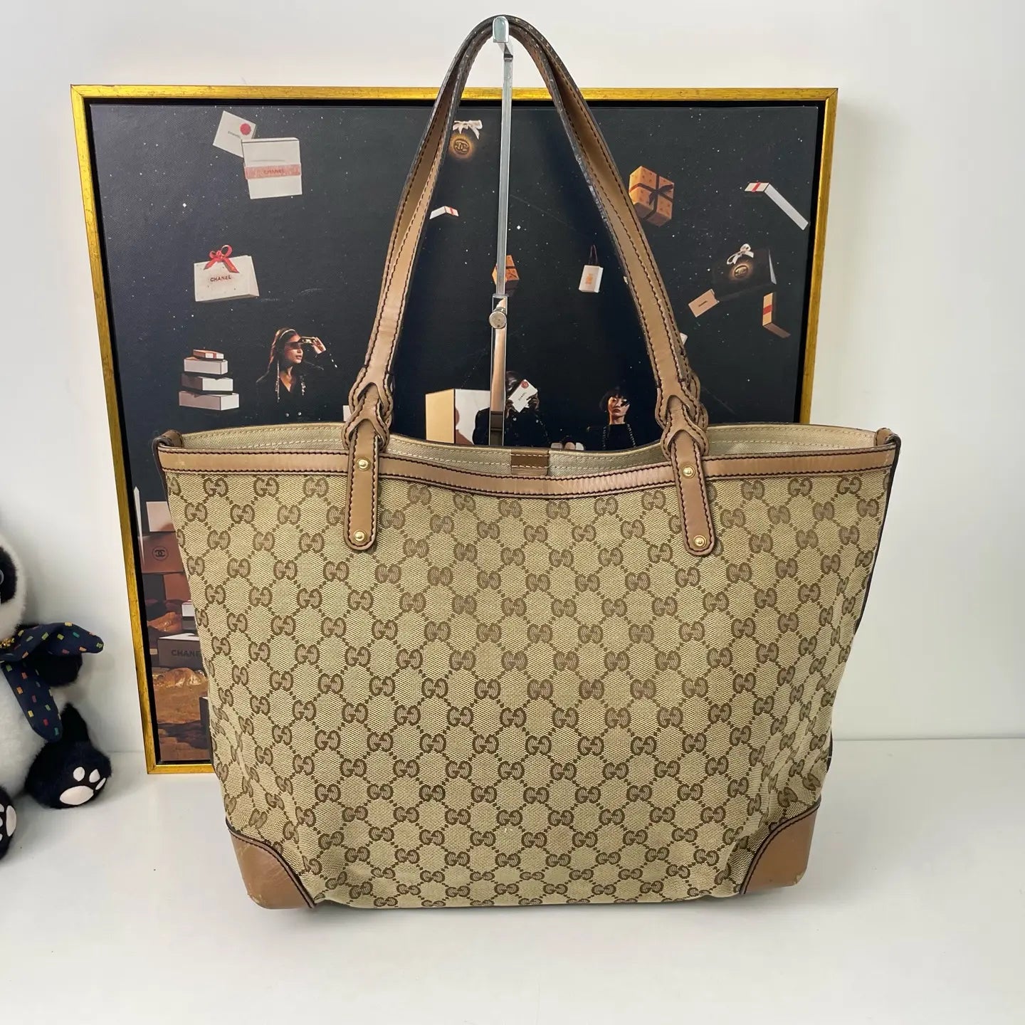 Gucci Tote Bag with Inner Pouch 34×29cm – 85% New