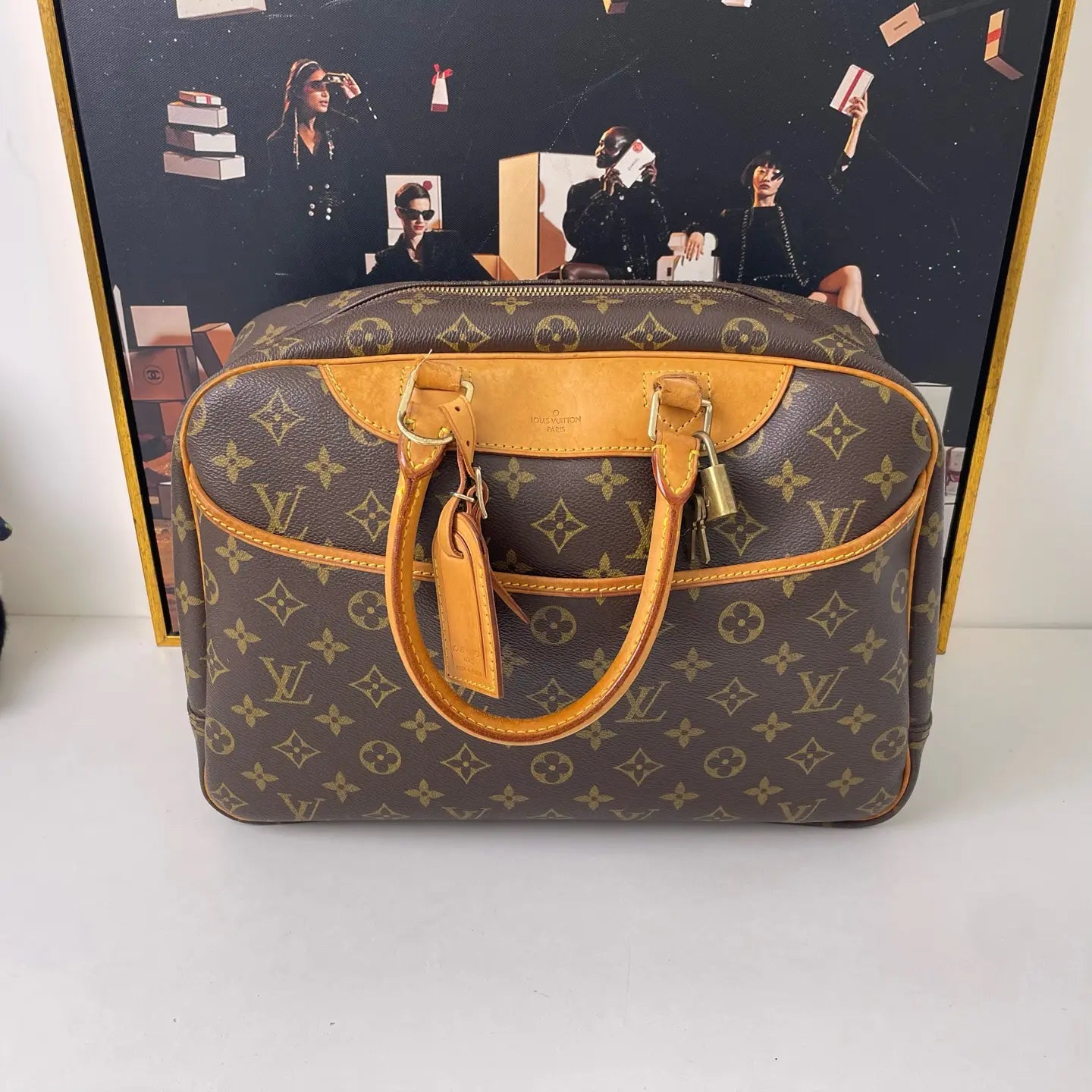Louis Vuitton Monogram Jeannie Handbag 35×13×25cm – 95% New