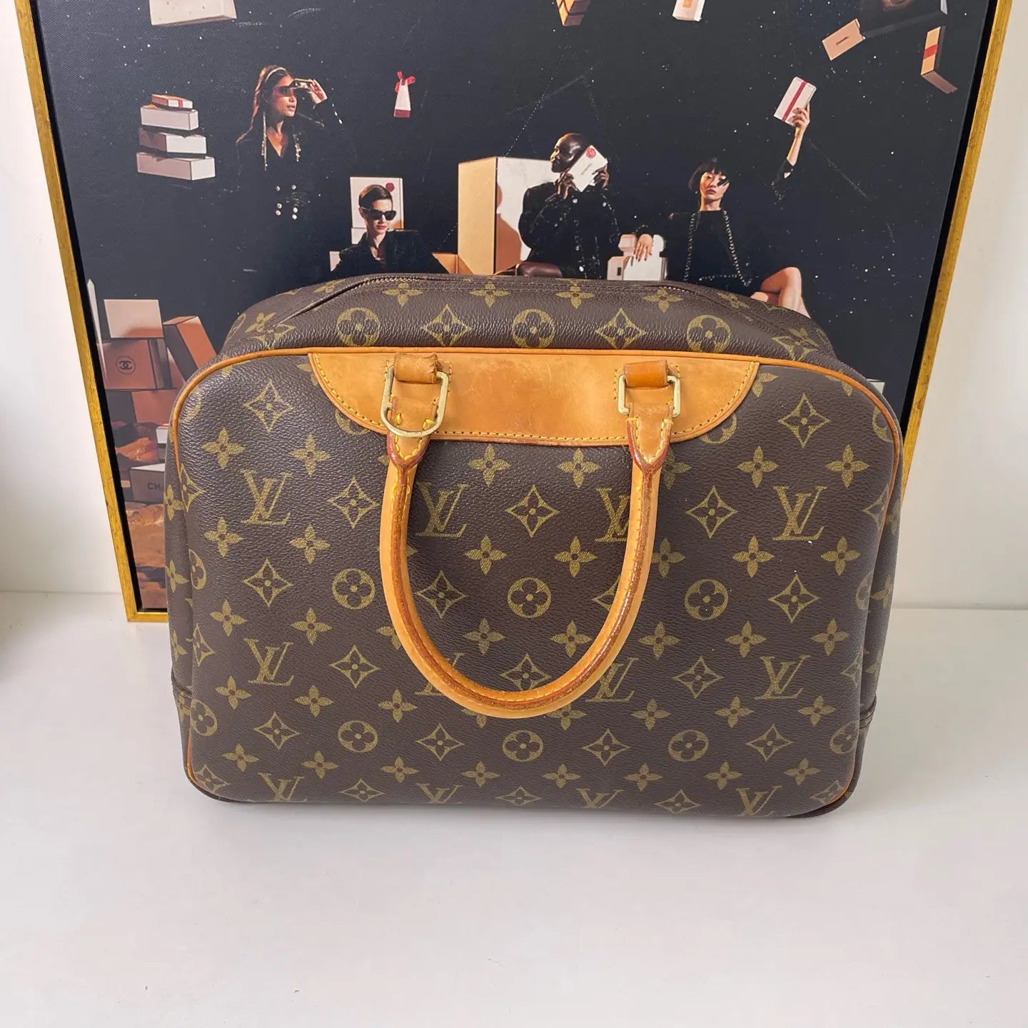 Louis Vuitton Monogram Jeannie Handbag 35×13×25cm – 95% New