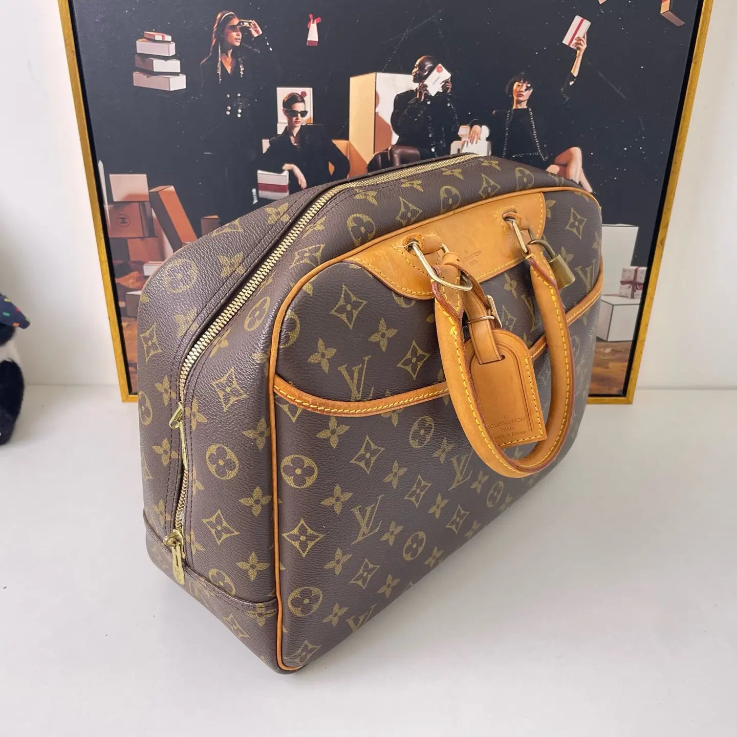 Louis Vuitton Monogram Jeannie Handbag 35×13×25cm – 95% New