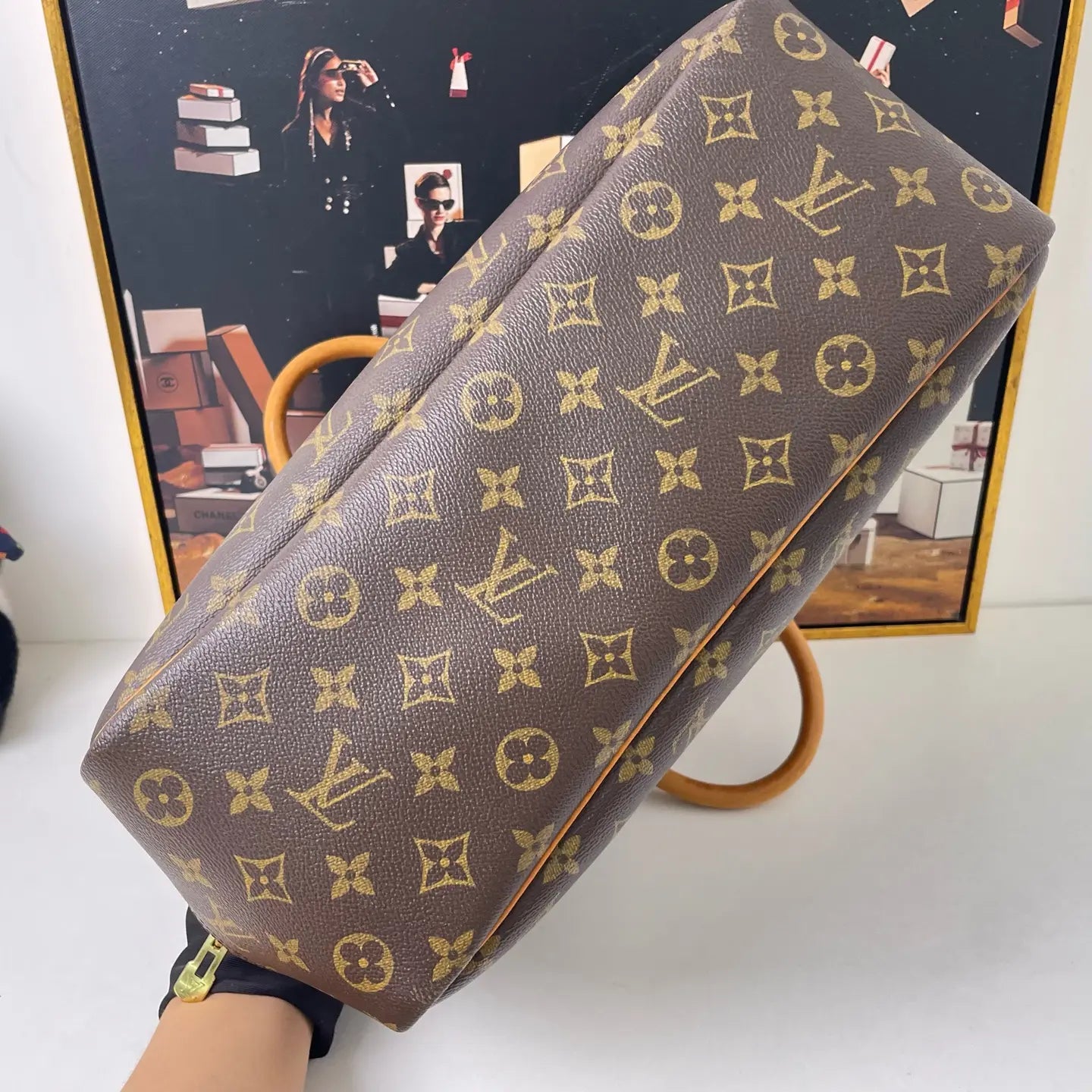 Louis Vuitton Monogram Jeannie Handbag 35×13×25cm – 95% New
