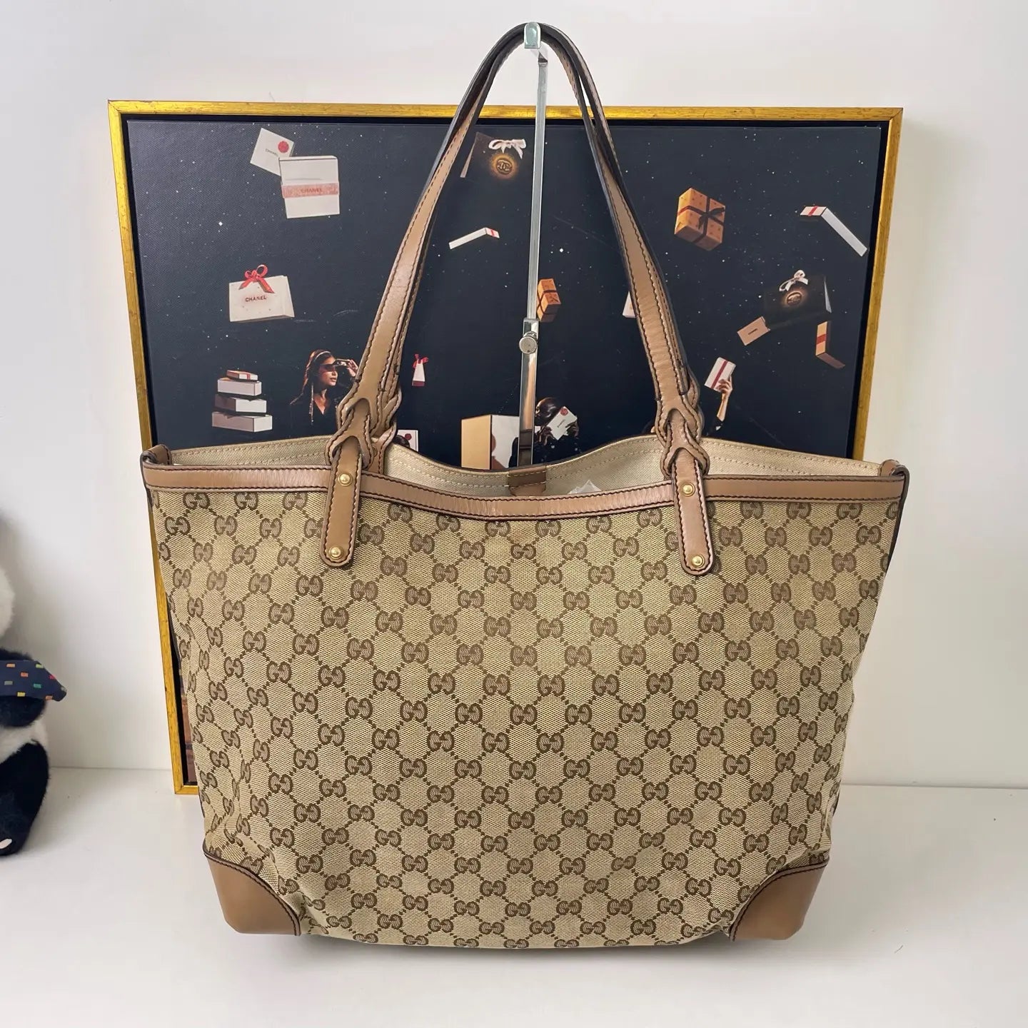 Gucci Tote Bag with Inner Pouch 34×29cm – 85% New