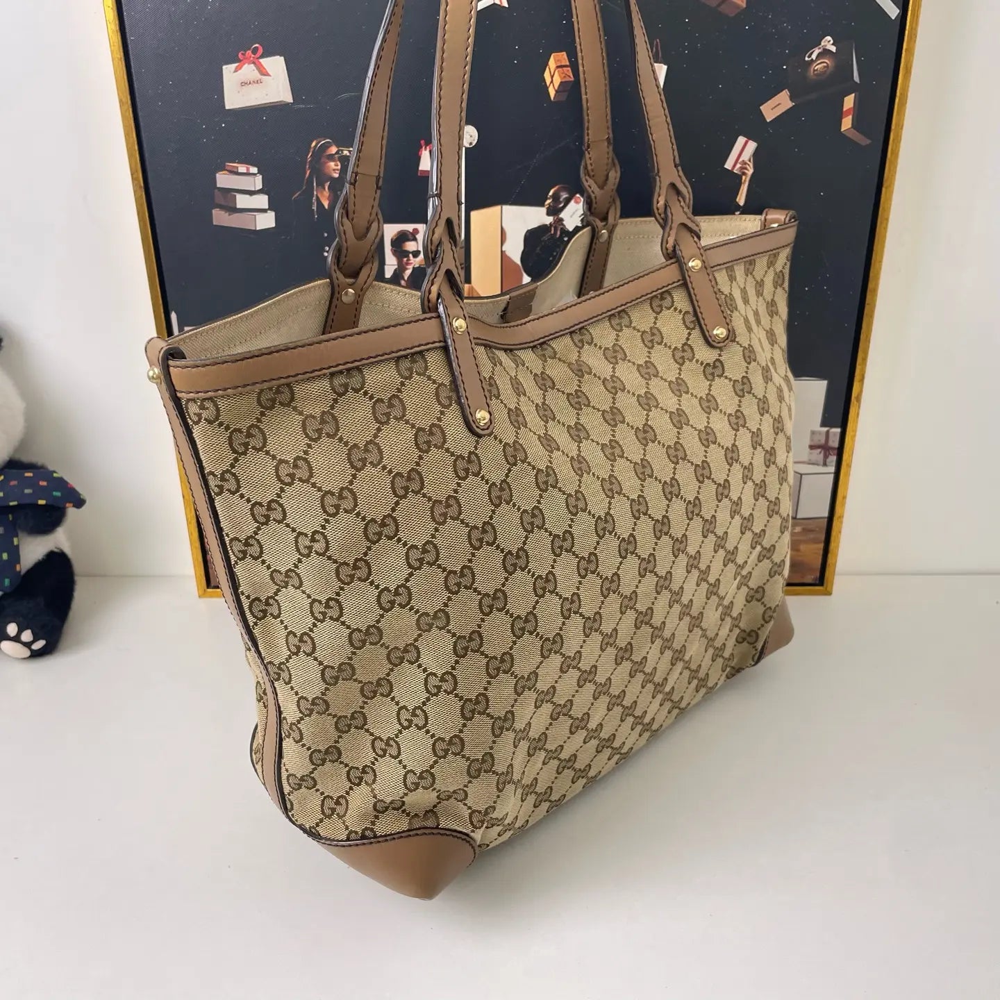 Gucci Tote Bag with Inner Pouch 34×29cm – 85% New