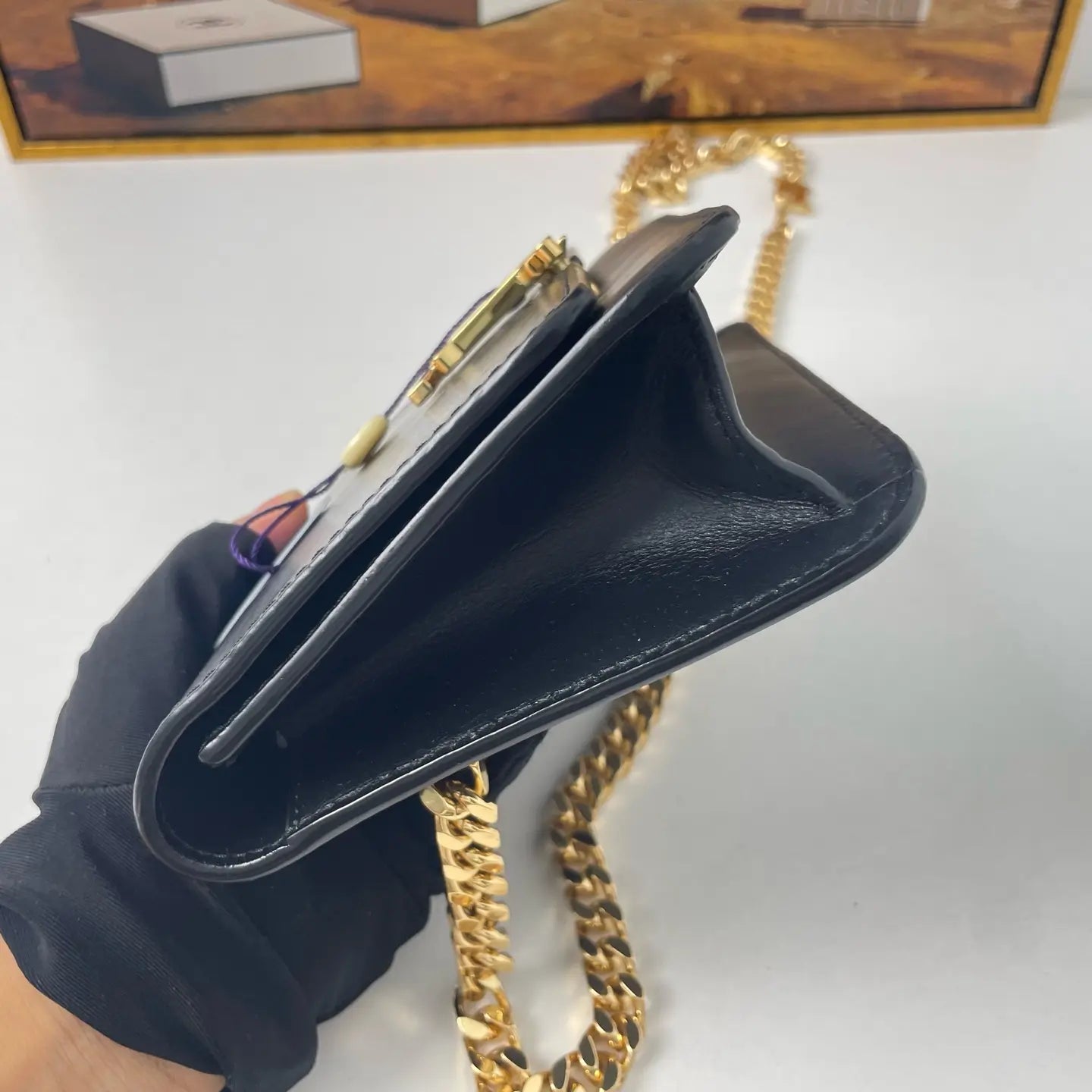 Burberry Chain Crossbody Bag 17×6cm