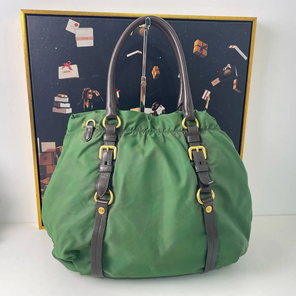 Prada Nylon Tote Handbag 34×15cm