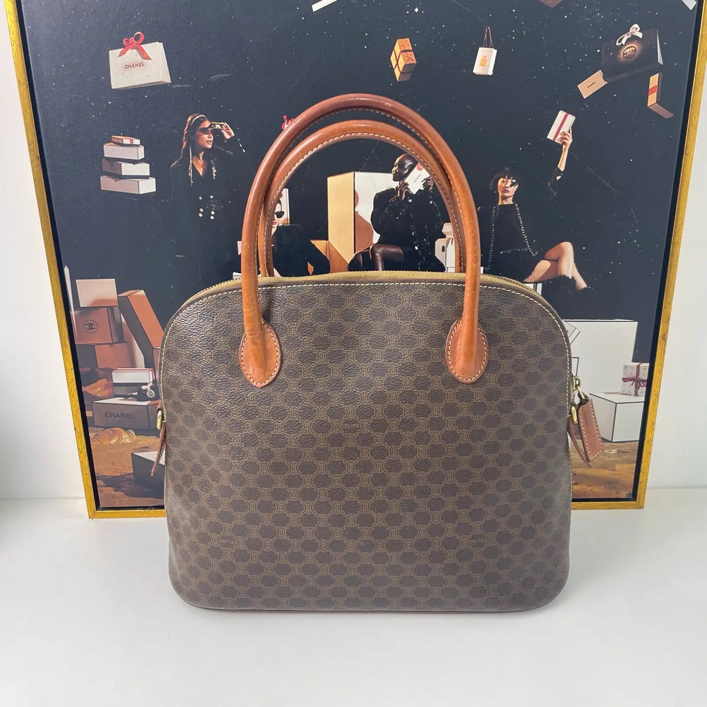 Celine Vintage Shell Bag 30×12.5cm