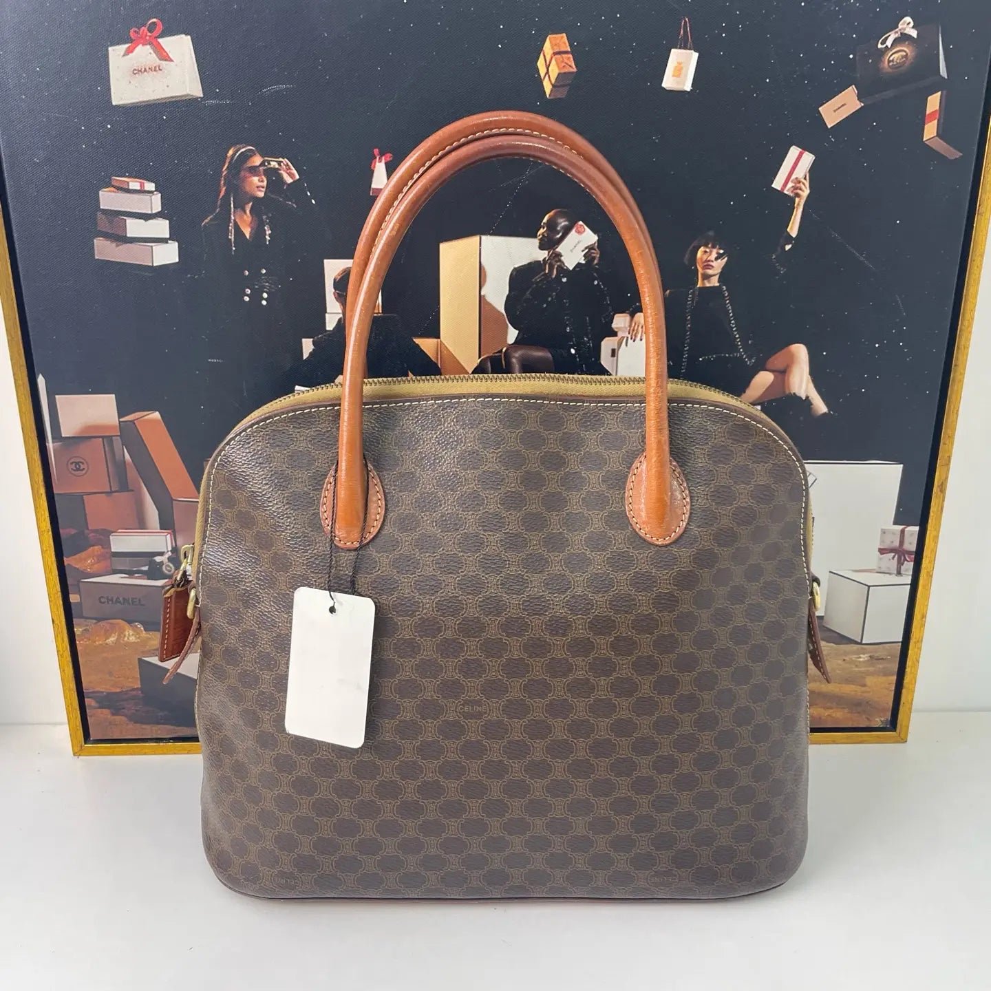 Celine Vintage Shell Bag 30×12.5cm