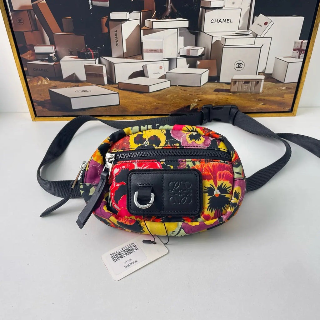 Loewe Floral Belt Bag 16×10cm