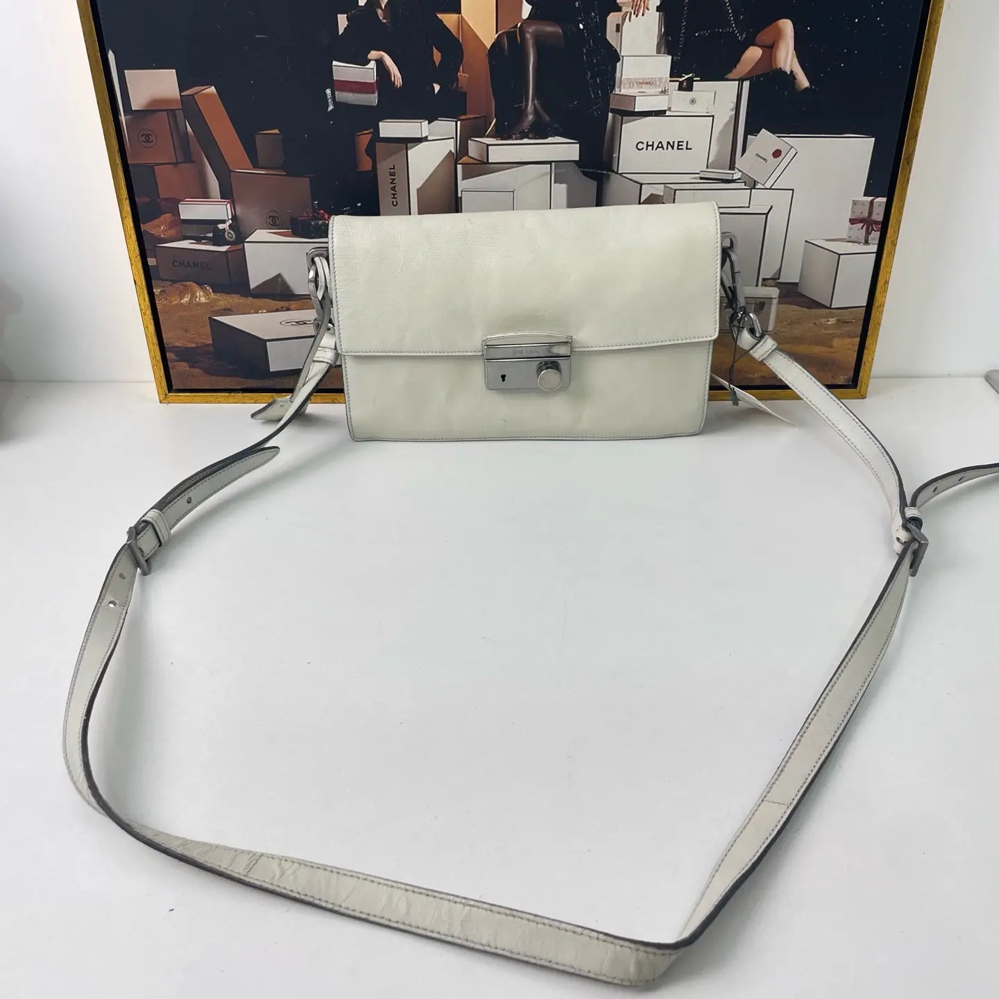 Prada Accordion Crossbody Bag 23×4cm