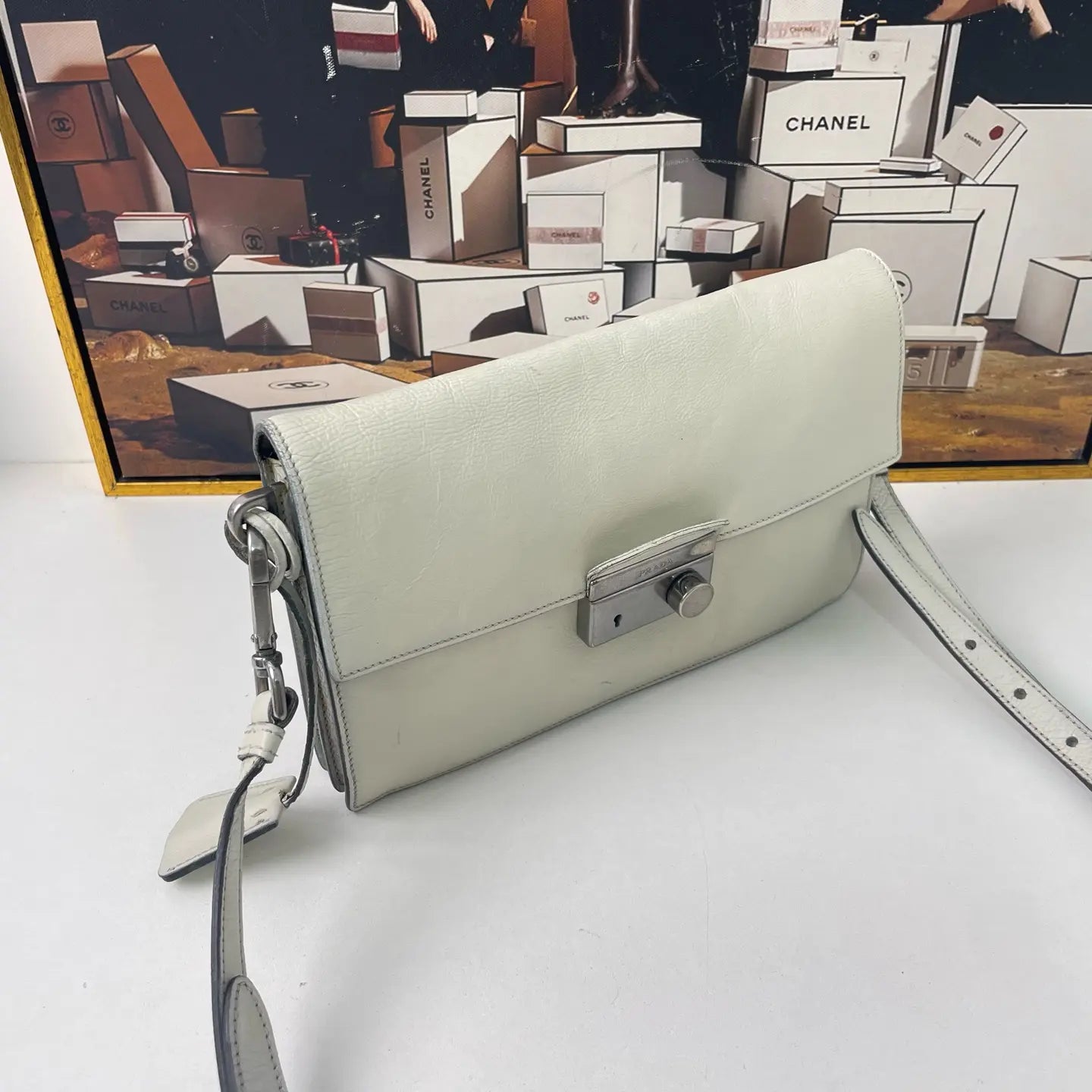 Prada Accordion Crossbody Bag 23×4cm