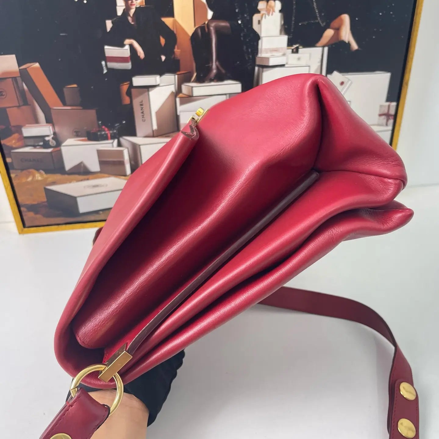 Celine Blade Shoulder Crossbody Bag 31.5×7.5cm