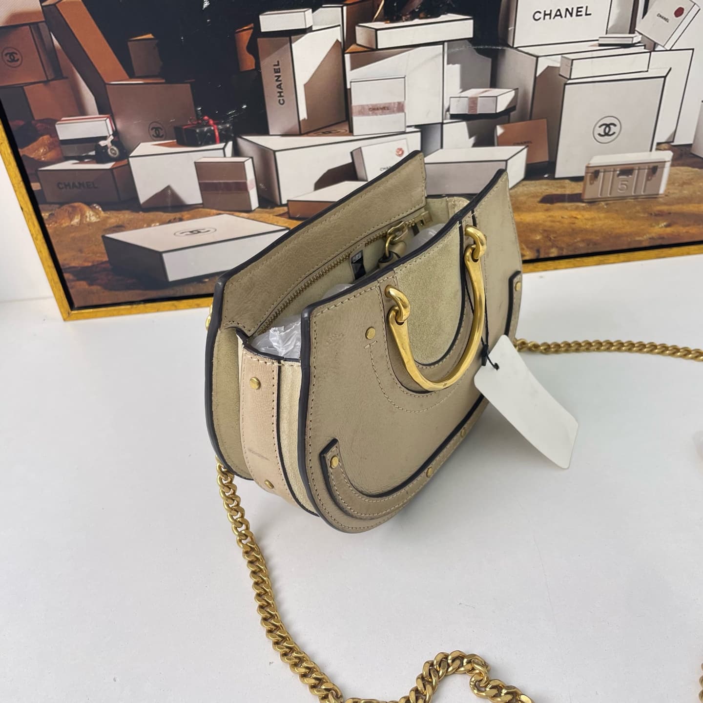 Chloé Chain Shoulder Crossbody Bag 19×6cm