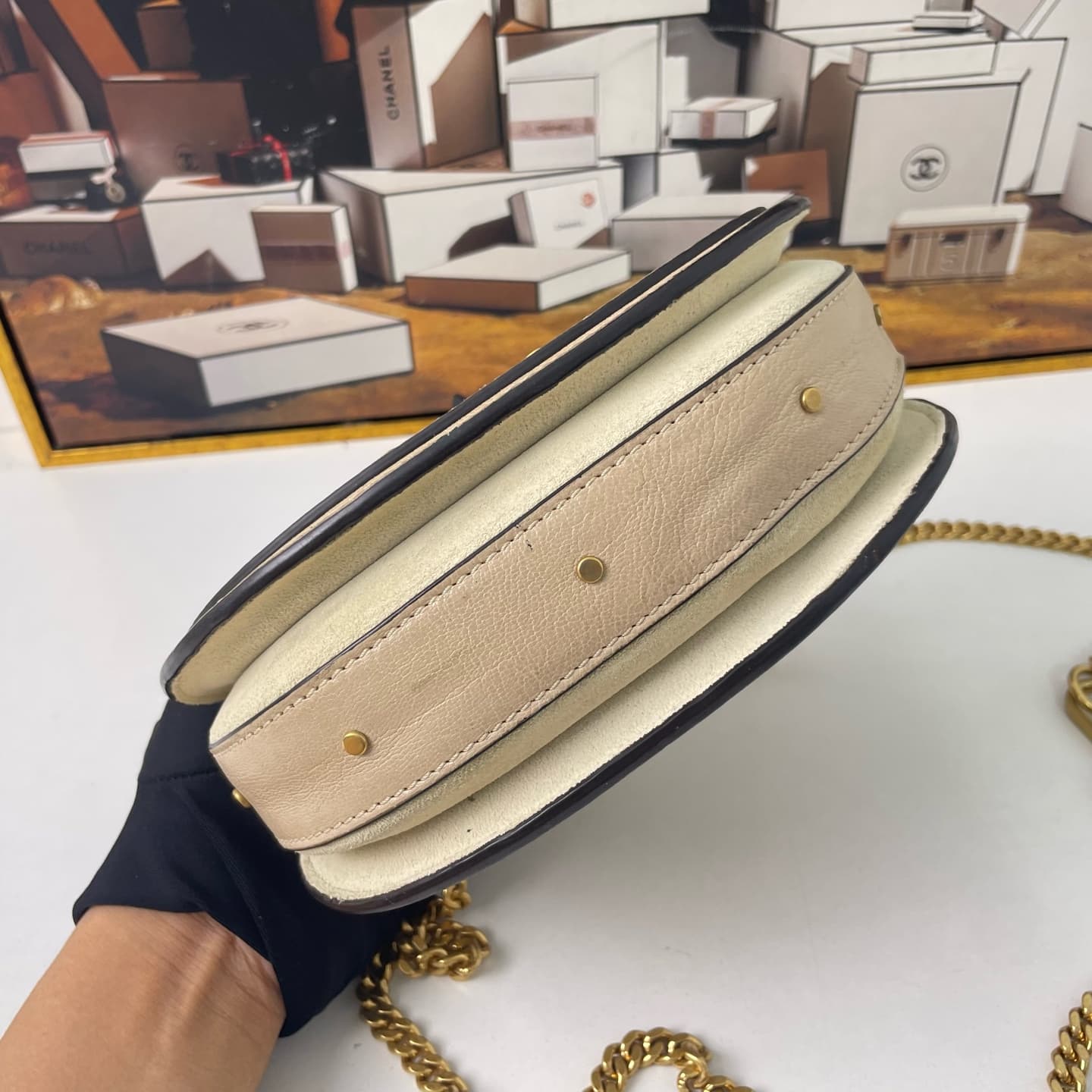 Chloé Chain Shoulder Crossbody Bag 19×6cm