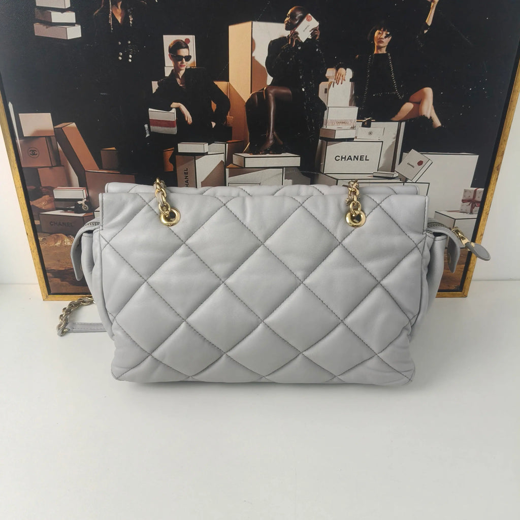 Ferragamo Chain Shoulder Bag 29×10cm