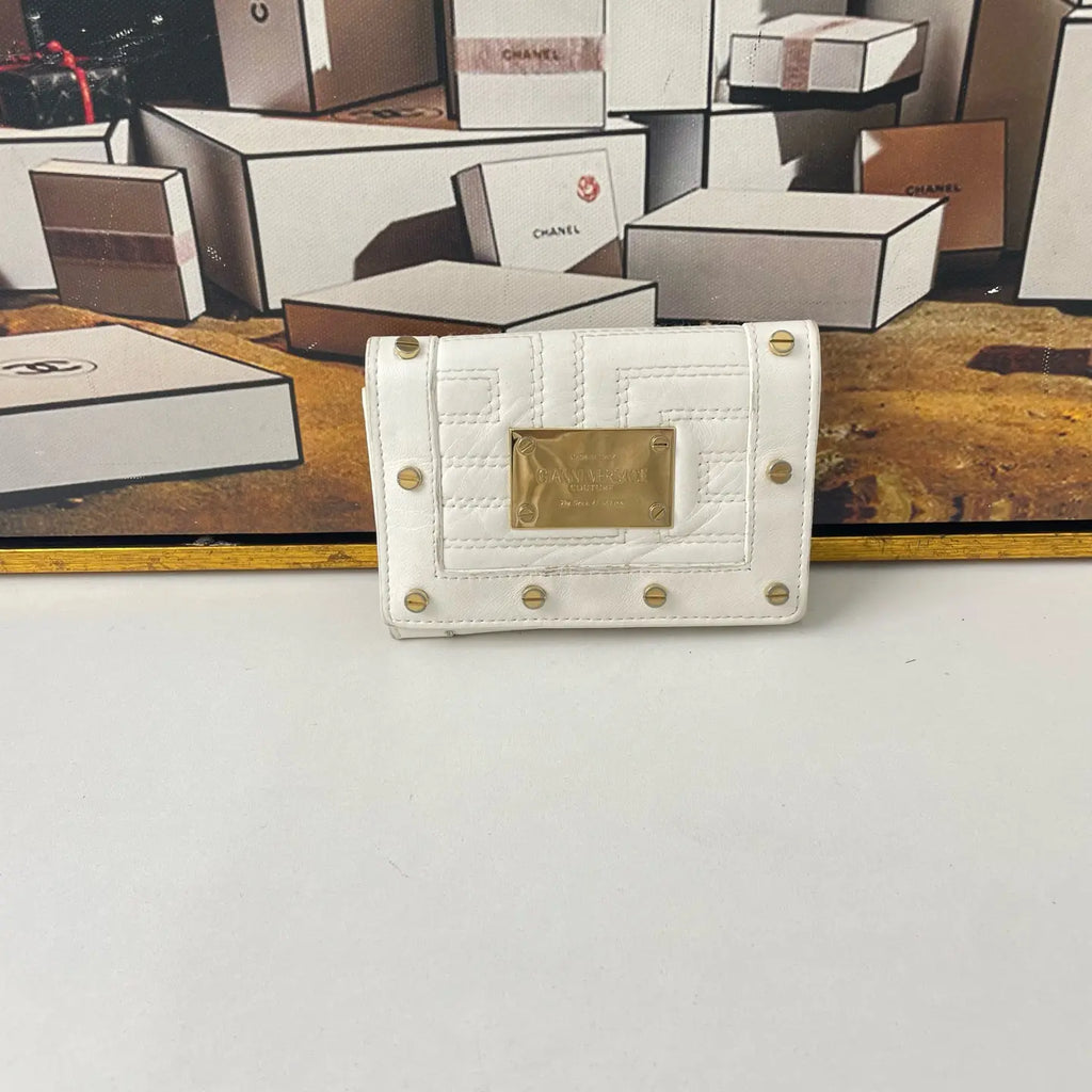 Versace Leather Card Holder Wallet 11×7cm