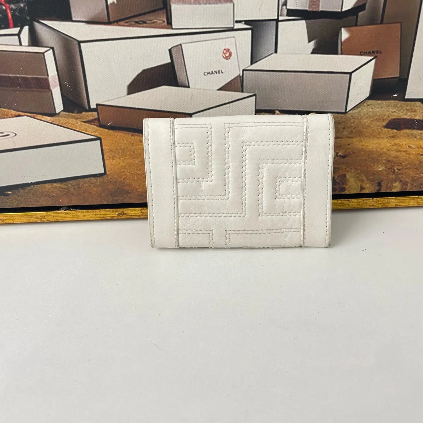 Versace Leather Card Holder Wallet 11×7cm