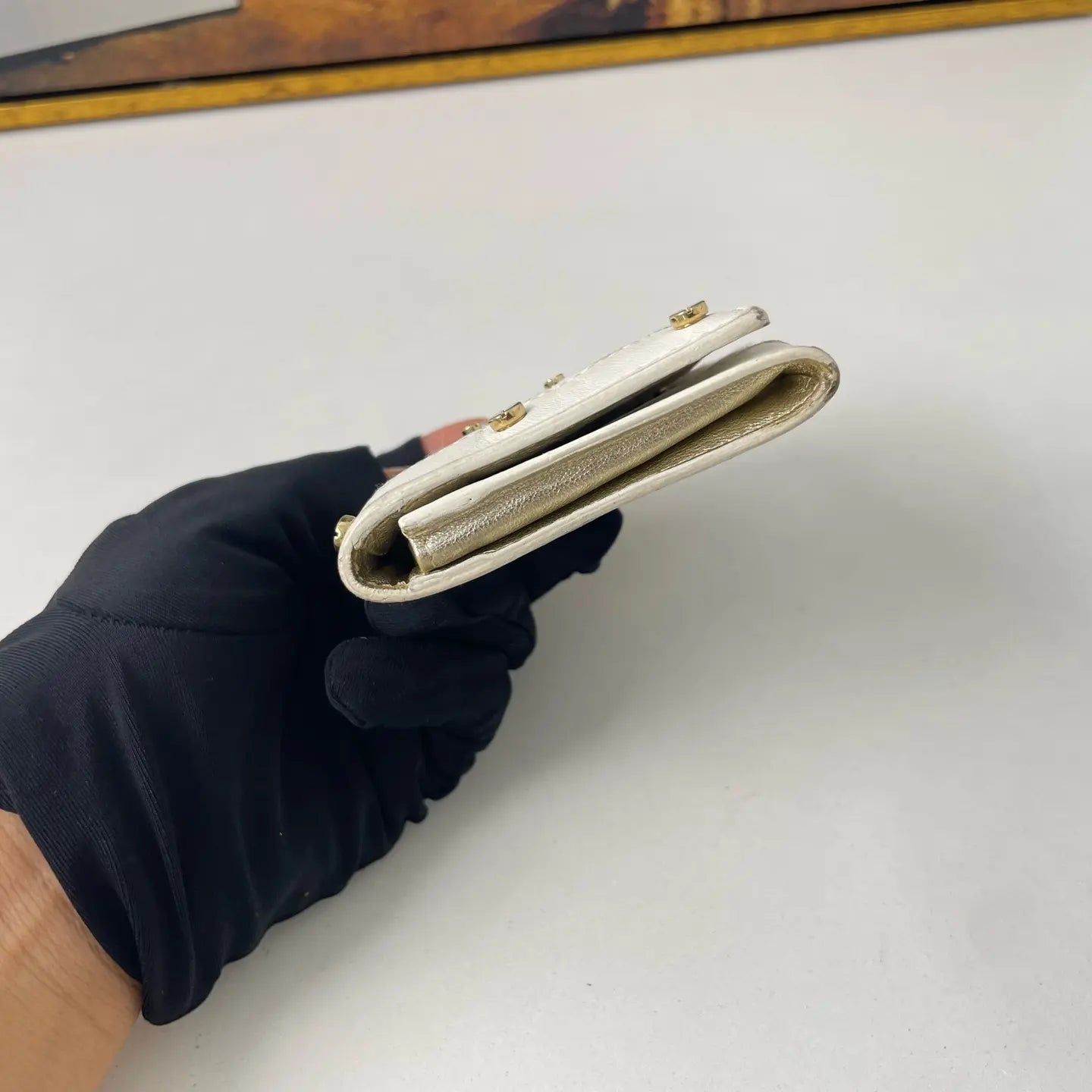 Versace Leather Card Holder Wallet 11×7cm