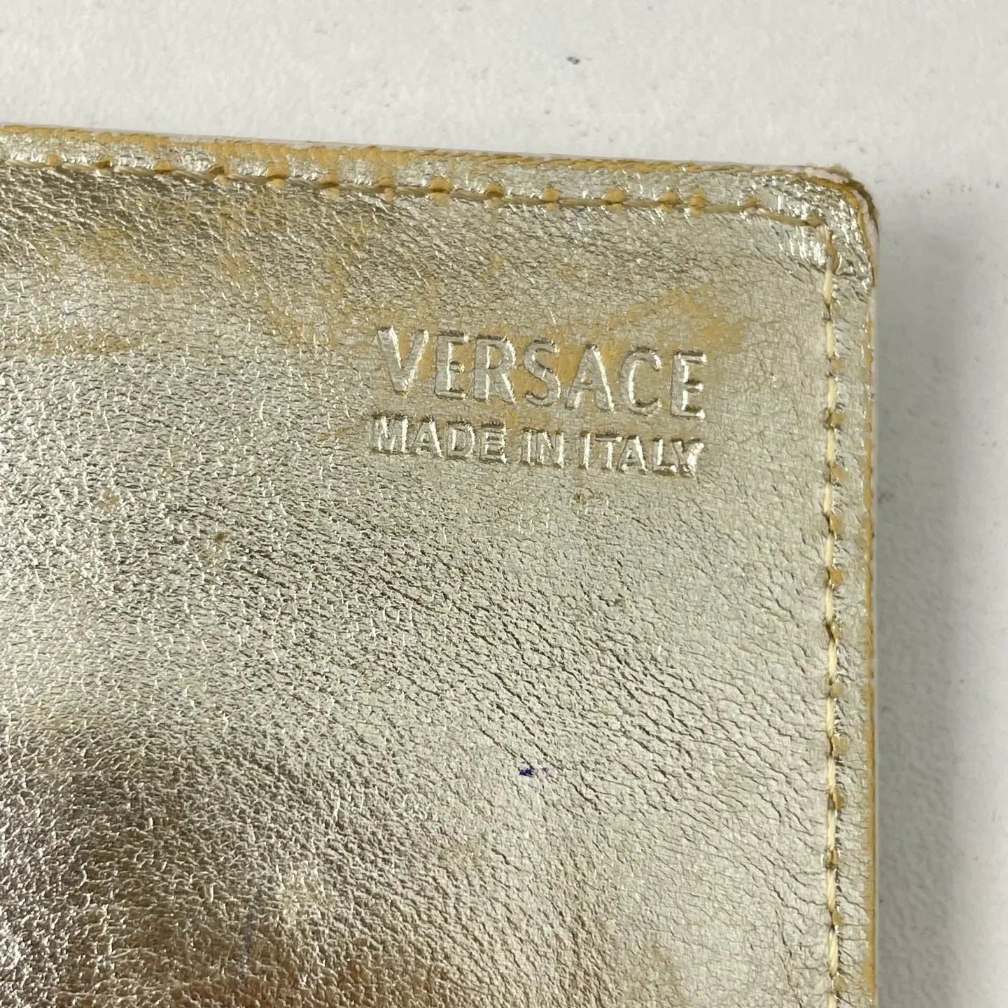Versace Leather Card Holder Wallet 11×7cm