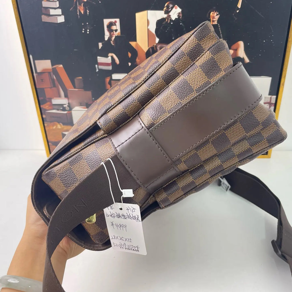 Louis Vuitton Damier Ebene Shoulder Bag 27×13×23cm