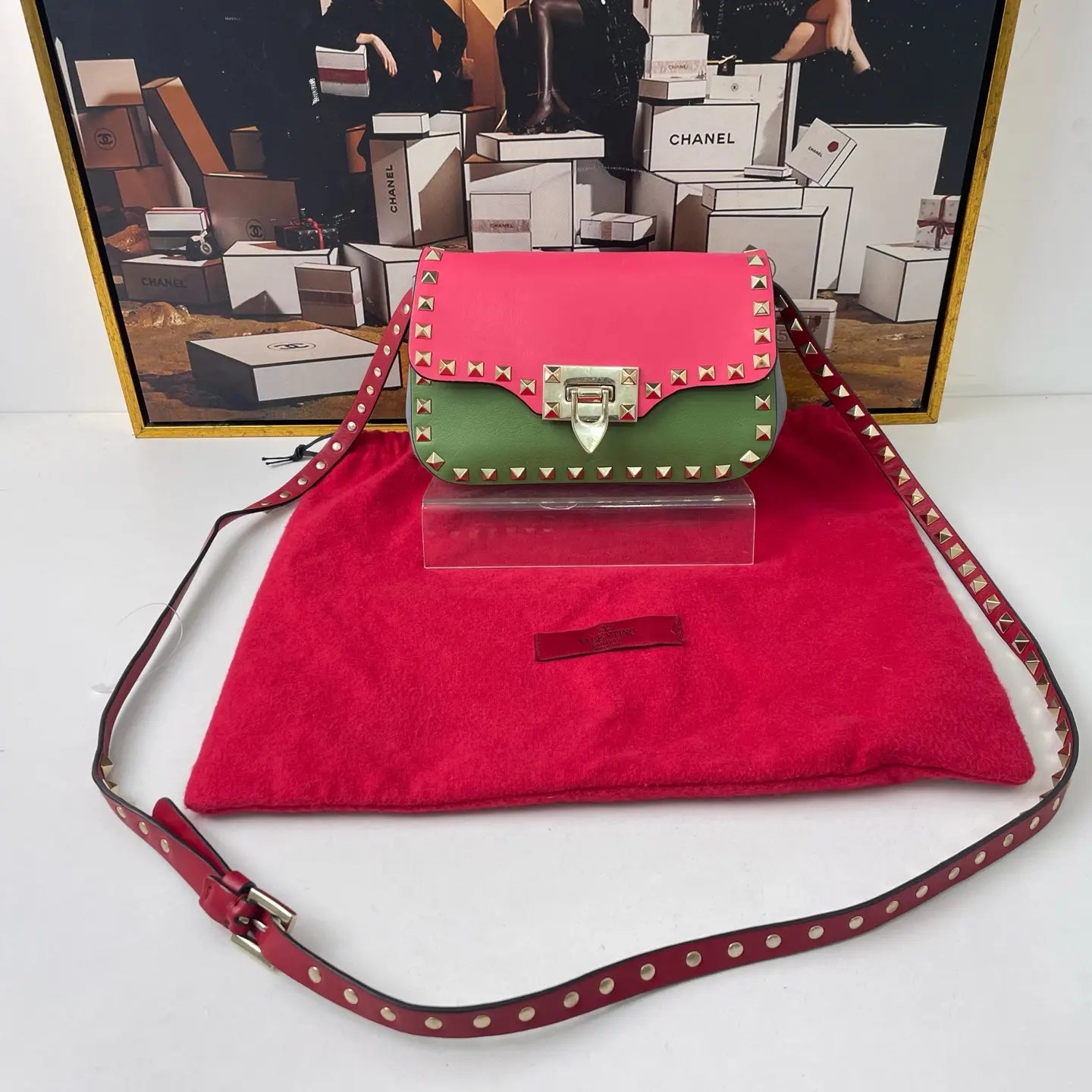 Valentino Crossbody Bag 19×12×6cm