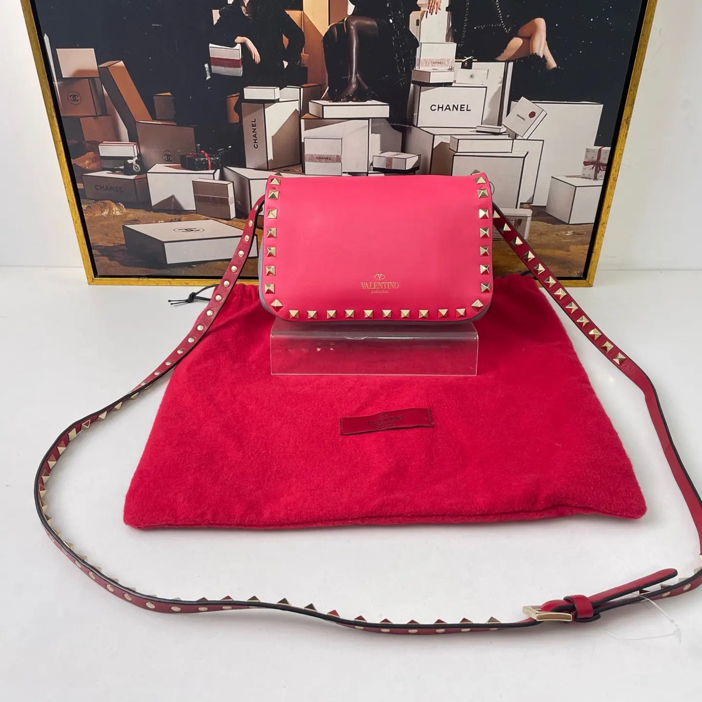 Valentino Crossbody Bag 19×12×6cm