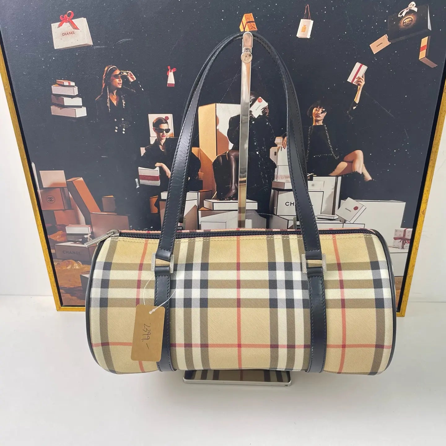 Burberry Barrel Handbag 28.5×15cm