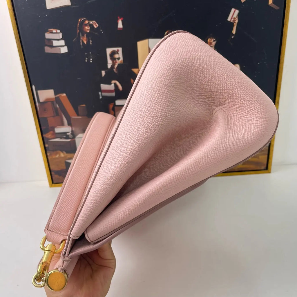 Dolce & Gabbana Sicily Leather Handbag 32×9×25cm