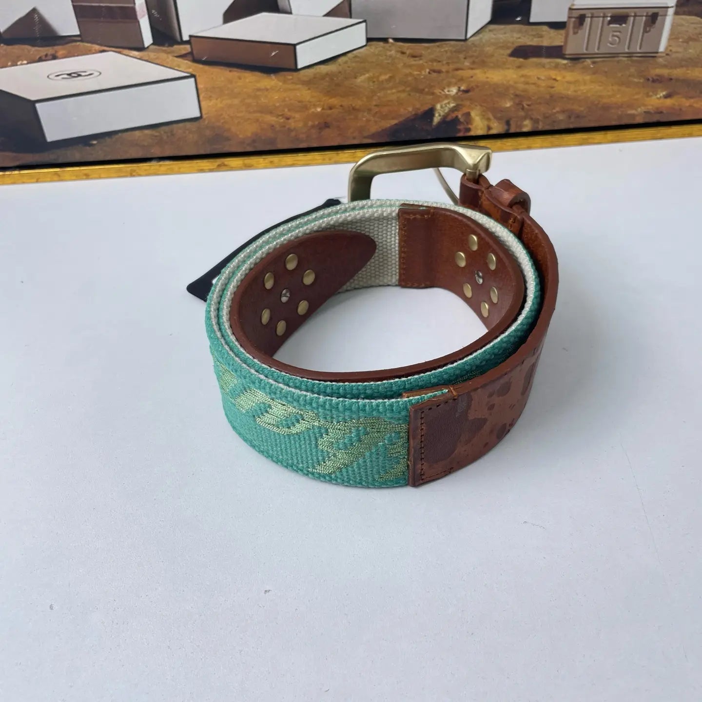 Dolce & Gabbana Leather Belt 95cm