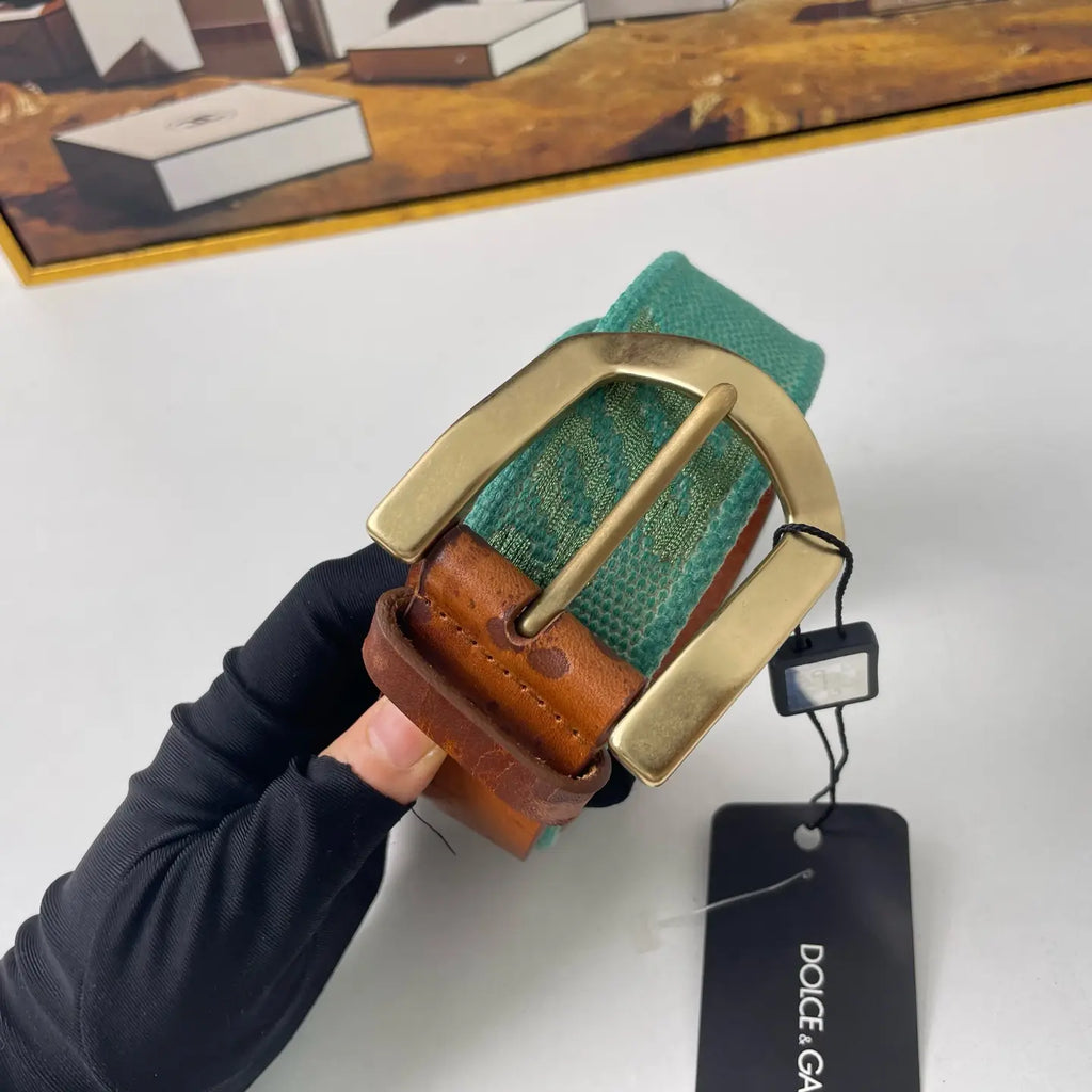 Dolce & Gabbana Leather Belt 95cm