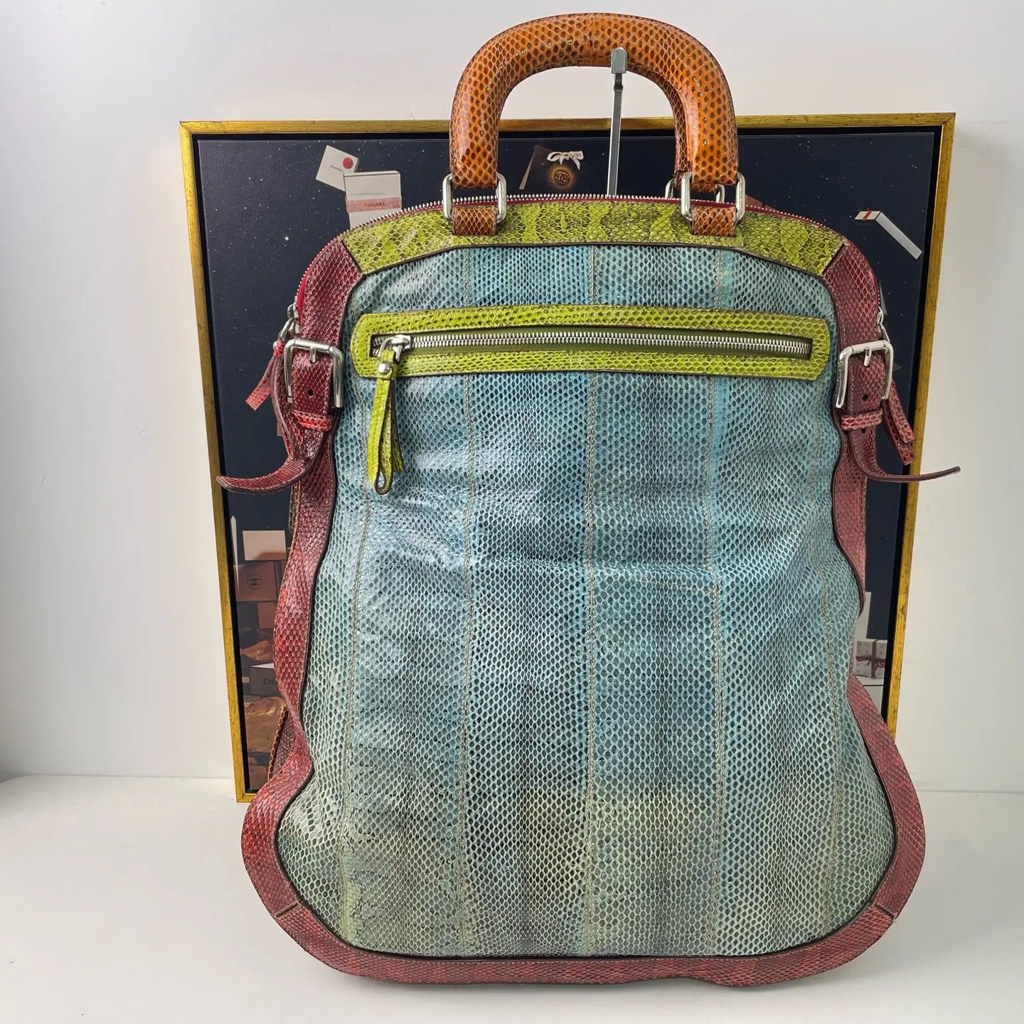 Dolce & Gabbana Leather Shoulder Handbag 38×46cm