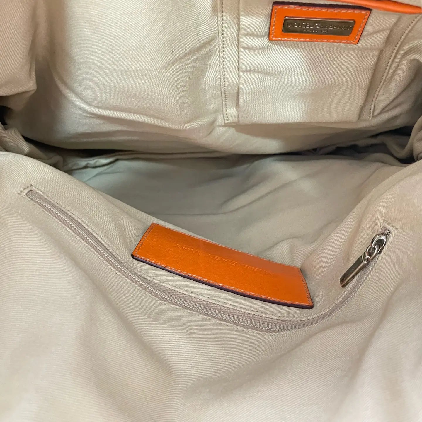 Dolce & Gabbana Leather Shoulder Handbag 38×46cm